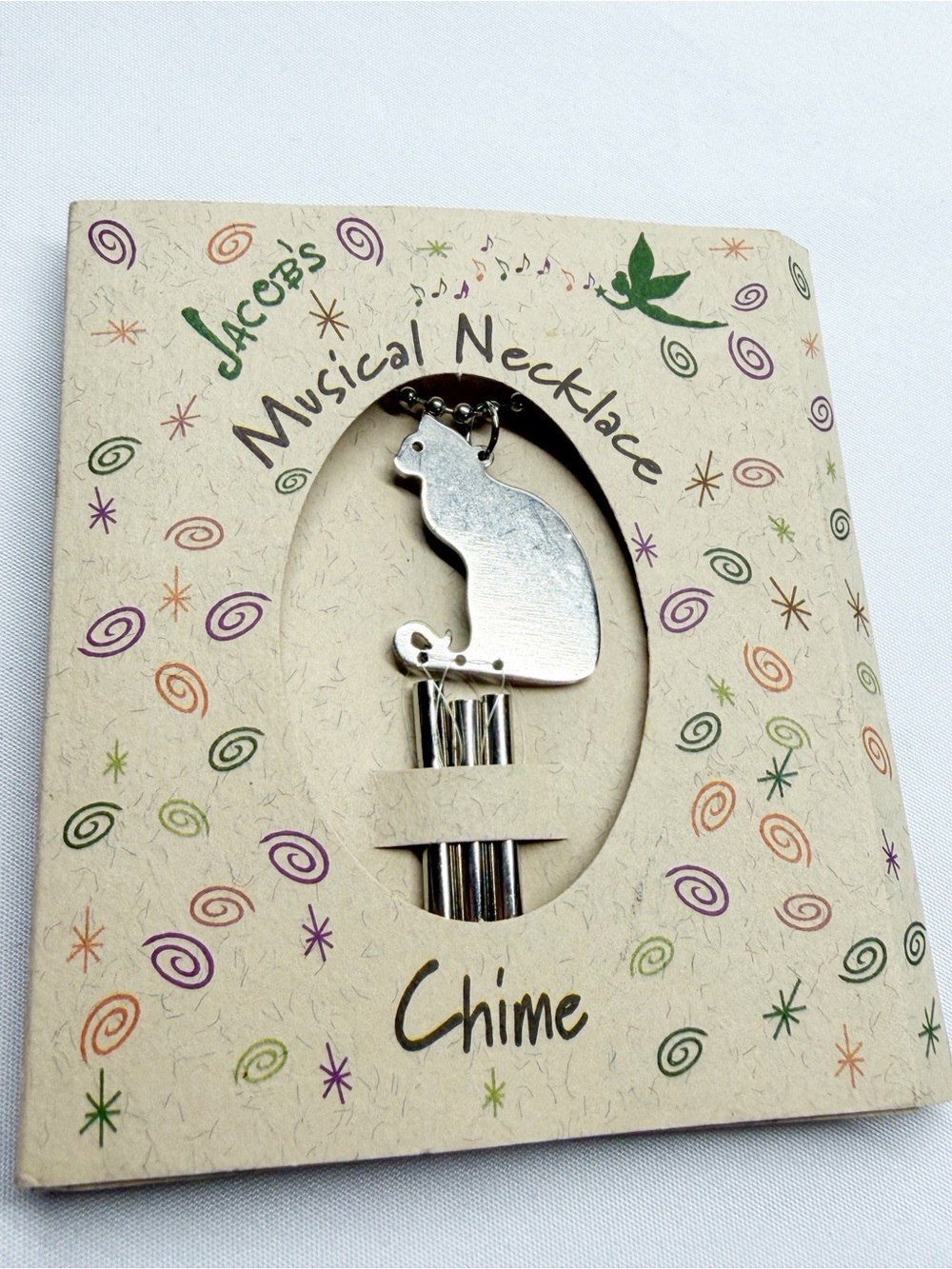NEW Jacob’s Musical Wind Chime Cat Necklace